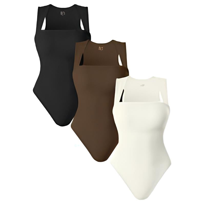 Womenswear 3 Piece Tummy Tucking Bodysuits