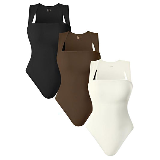 Womenswear 3 Piece Tummy Tucking Bodysuits