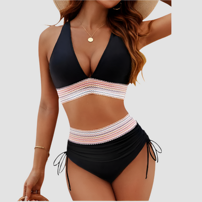 High Waisted Bikini Sets Tummy Control Swimsuits