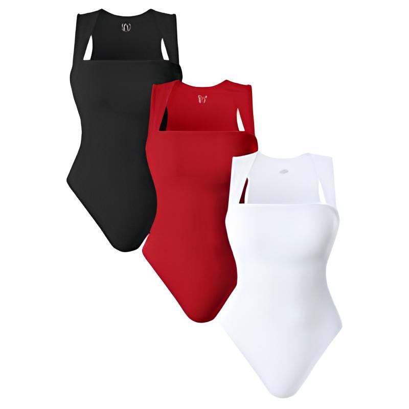 Womenswear 3 Piece Tummy Tucking Bodysuits
