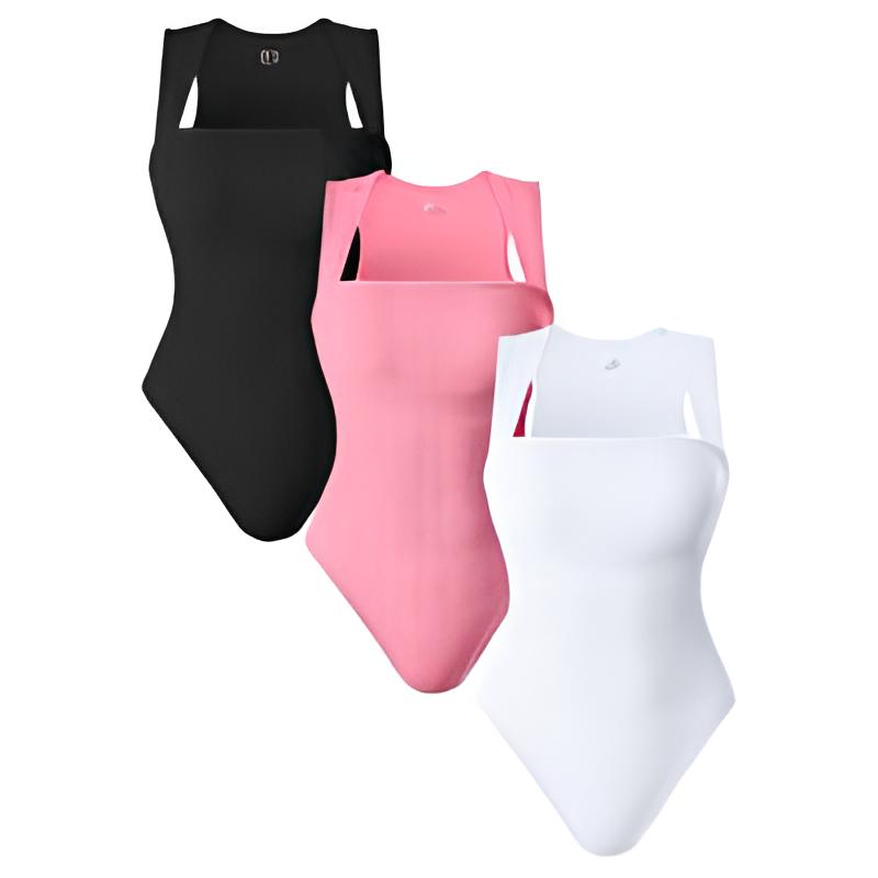 Womenswear 3 Piece Tummy Tucking Bodysuits