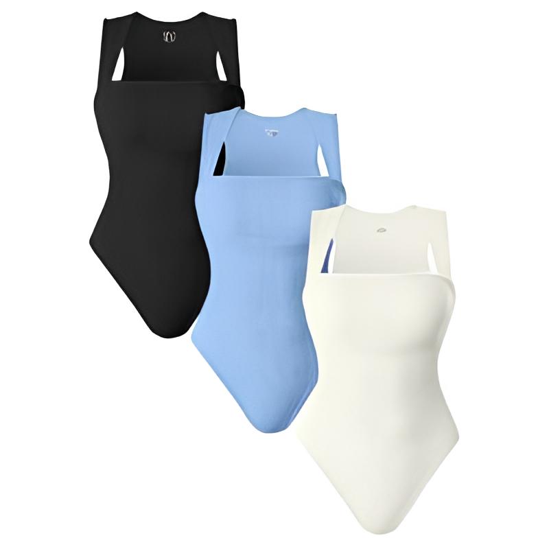 Womenswear 3 Piece Tummy Tucking Bodysuits