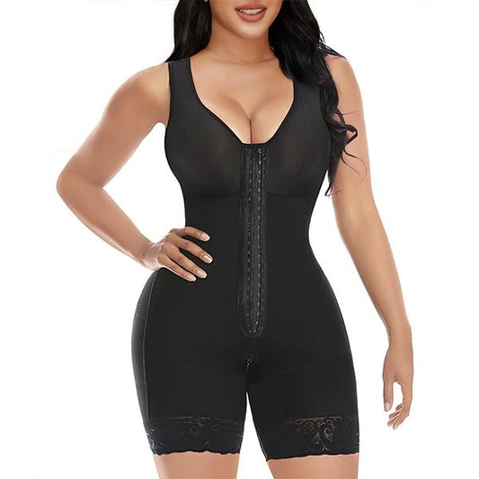 Shapewear for Women Tummy Control Full Shapewear Butt Lifter with Zipper Crotch