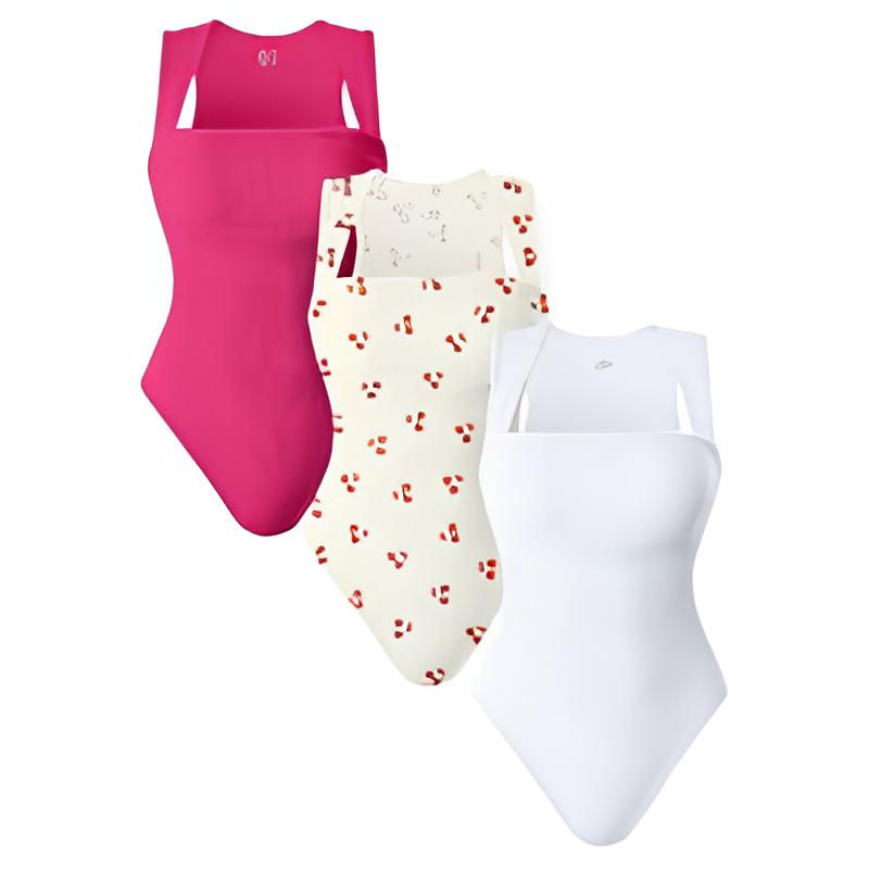 Womenswear 3 Piece Tummy Tucking Bodysuits