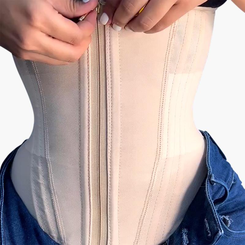 Tummy Control Shapewear with Hook & Zipper