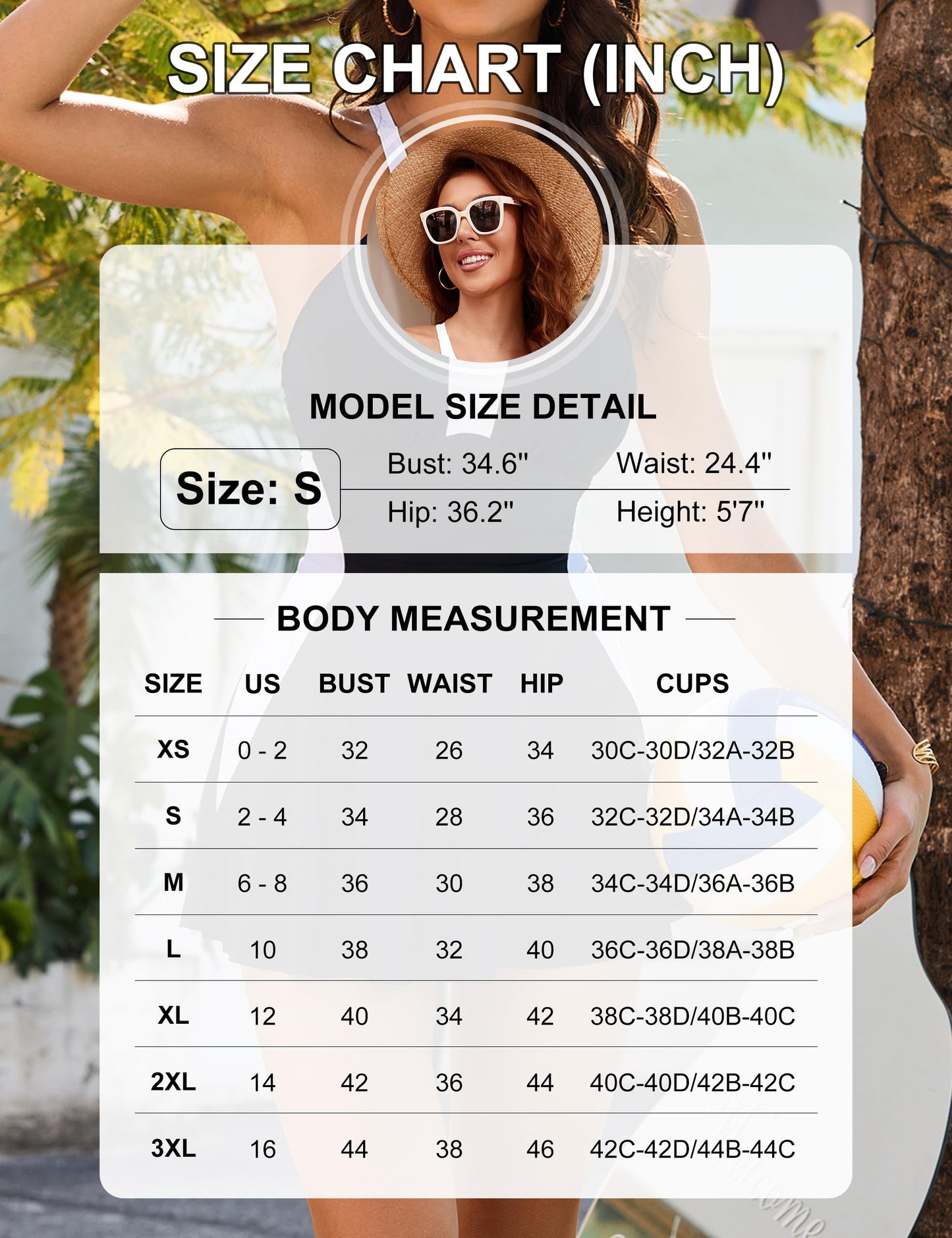 Modest Retro Color Block Skirted Swimsuit