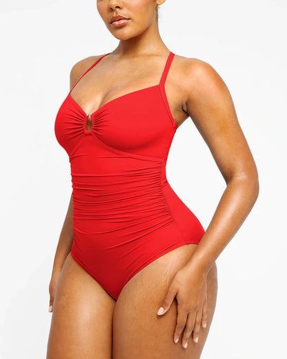 Smart Sculpt Shaping Swimsuit with Tummy Tucking