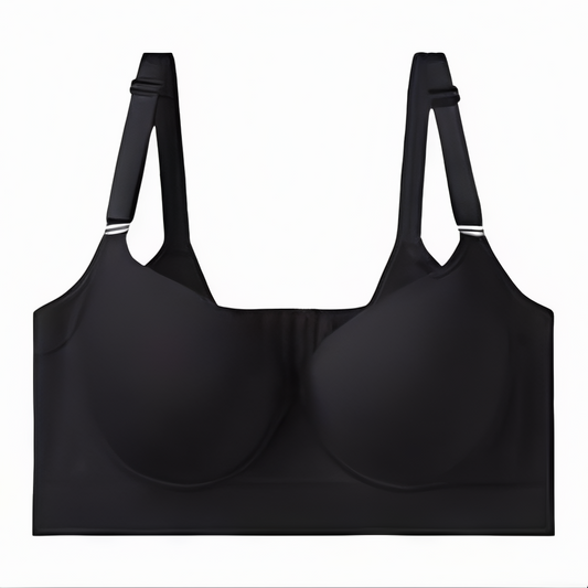 Seamless Wireless Push-Up Bralette – Deep V & Everyday Comfort