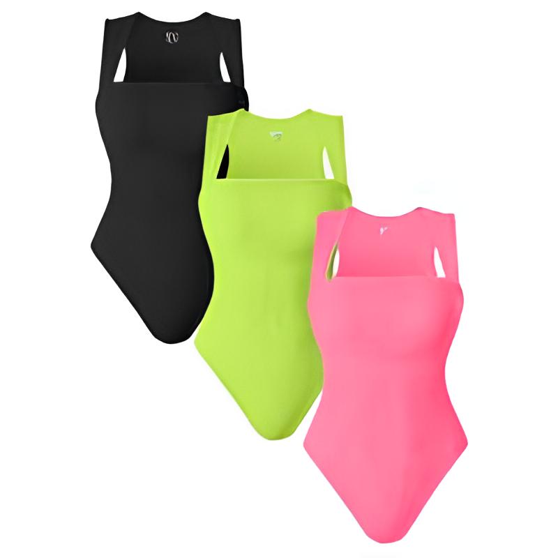 Womenswear 3 Piece Tummy Tucking Bodysuits