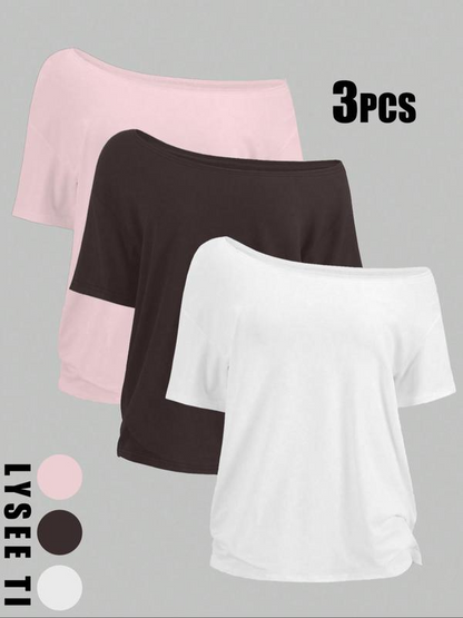 Tummy Covering Solid T-Shirt for Effortless Everyday Style