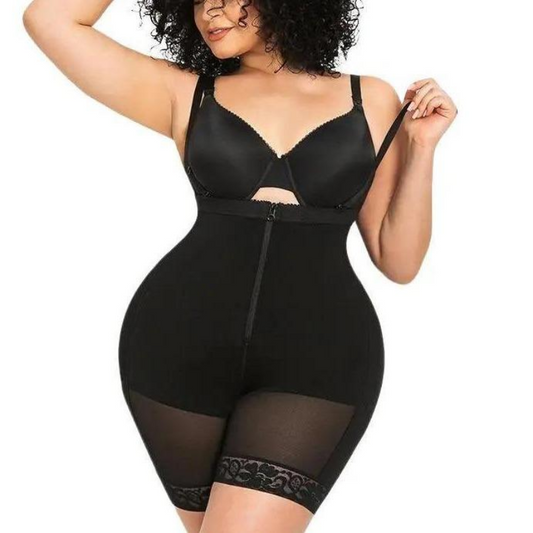 AirSlim Tummy Tucking Bodysuit with Adaptable Shoulder Band & Butt Lifter