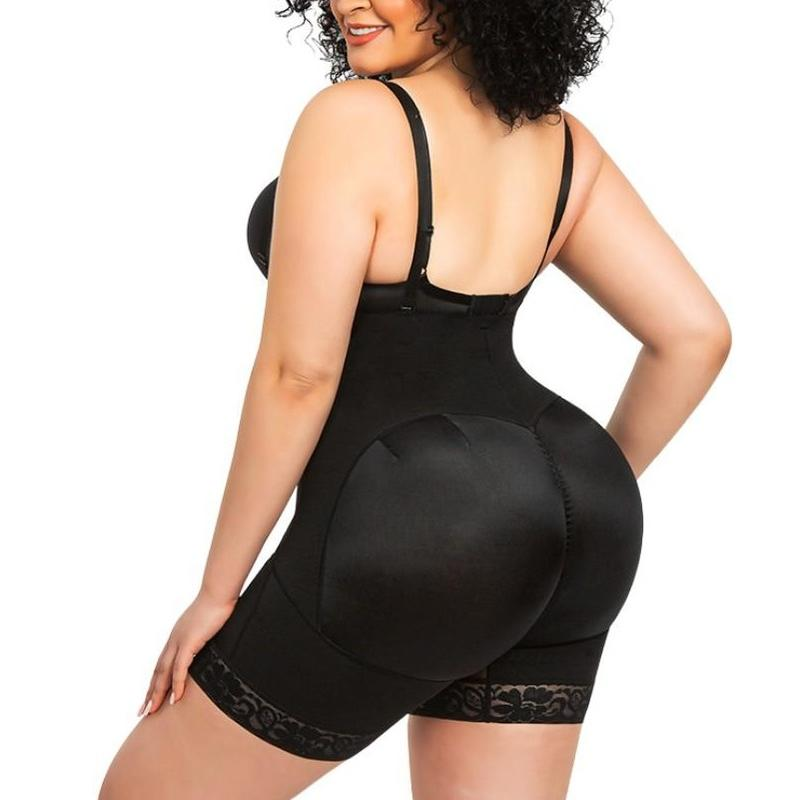 AirSlim Tummy Tucking Bodysuit with Adaptable Shoulder Band & Butt Lifter