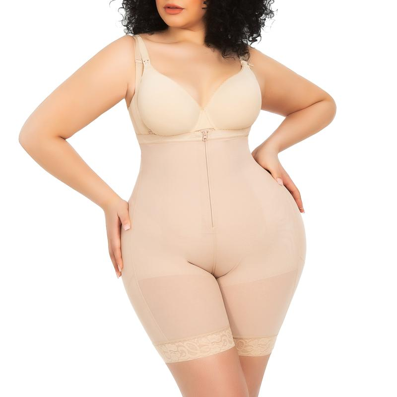 AirSlim Tummy Tucking Bodysuit with Adaptable Shoulder Band & Butt Lifter