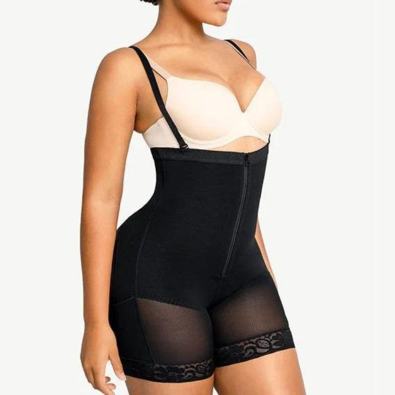 AirSlim Tummy Tucking Bodysuit with Adaptable Shoulder Band & Butt Lifter