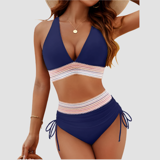 High Waisted Bikini Sets Tummy Control Swimsuits