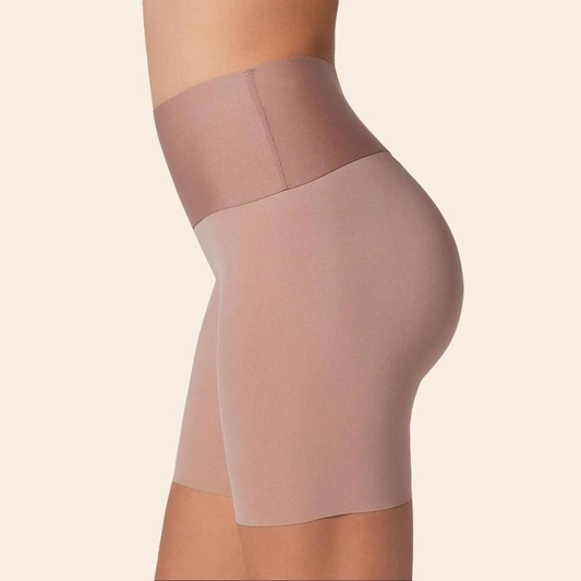 Seamless Shorts for Women - High Waisted Shapewear Tummy Control Dress Fabric