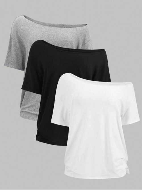 Tummy Covering Solid T-Shirt for Effortless Everyday Style