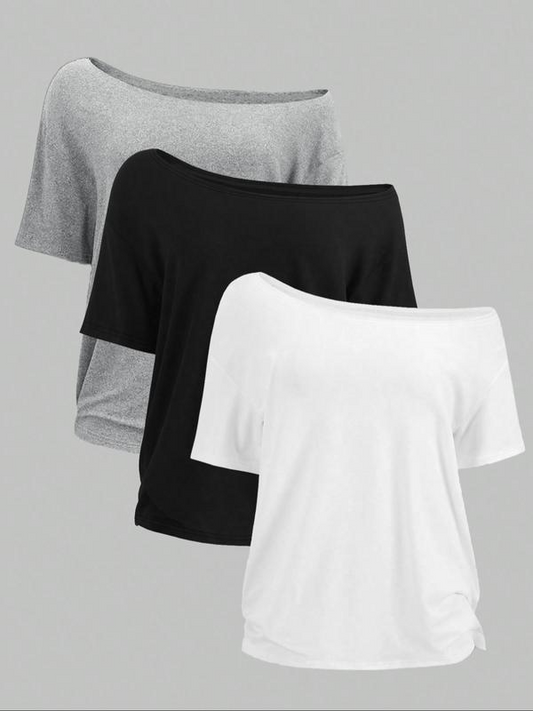 Tummy Covering Solid T-Shirt for Effortless Everyday Style