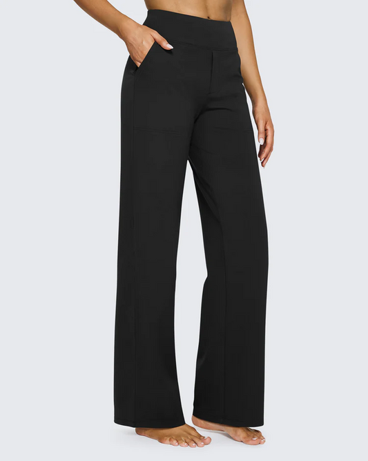Loose High-Waist Stretch Yoga and Business Pants