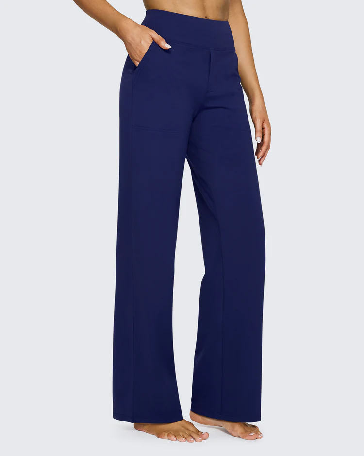 Loose High-Waist Stretch Yoga and Business Pants