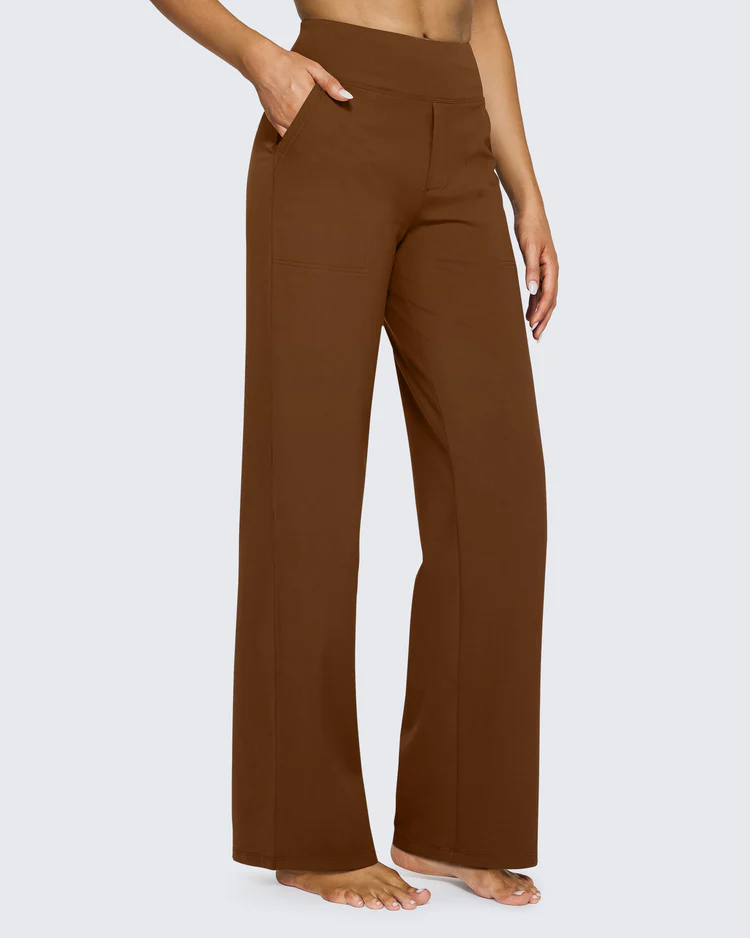 Loose High-Waist Stretch Yoga and Business Pants