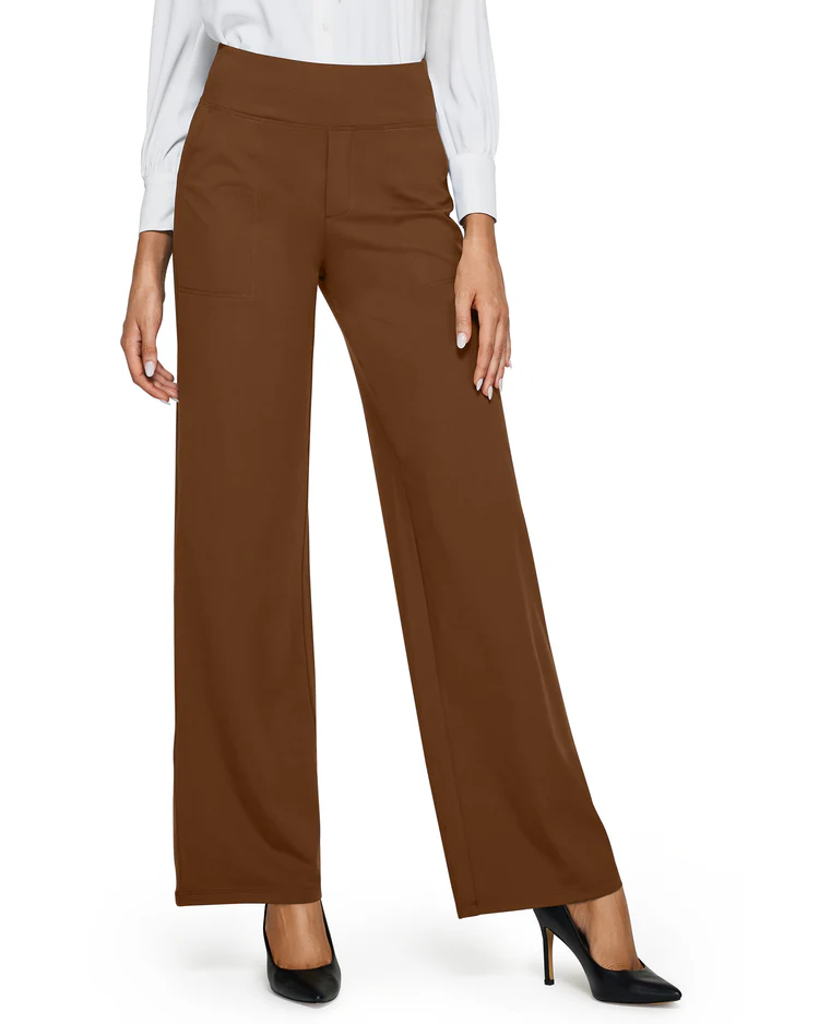 Loose High-Waist Stretch Yoga and Business Pants