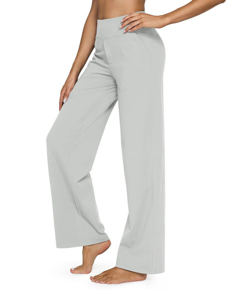 Loose High-Waist Stretch Yoga and Business Pants