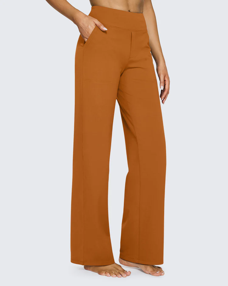 Loose High-Waist Stretch Yoga and Business Pants