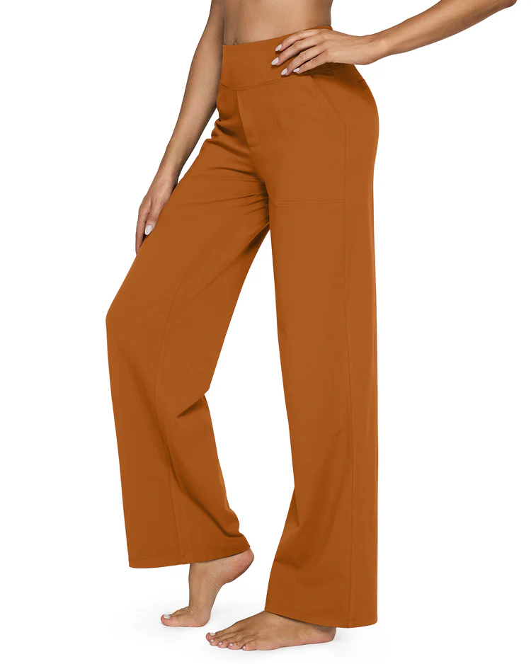 Loose High-Waist Stretch Yoga and Business Pants