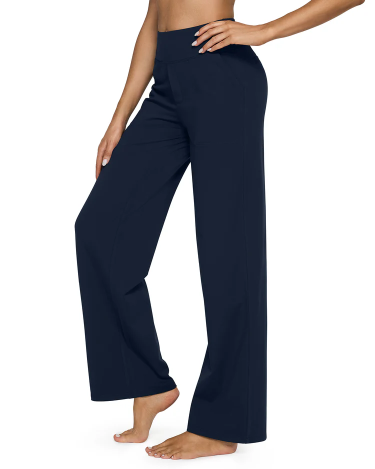 Loose High-Waist Stretch Yoga and Business Pants