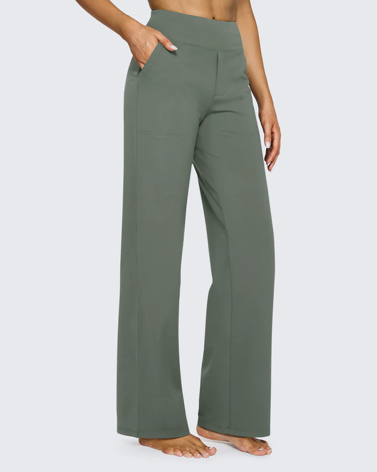 Loose High-Waist Stretch Yoga and Business Pants