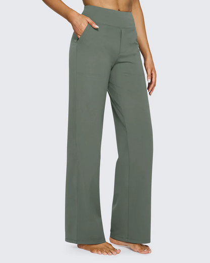 Loose High-Waist Stretch Yoga and Business Pants