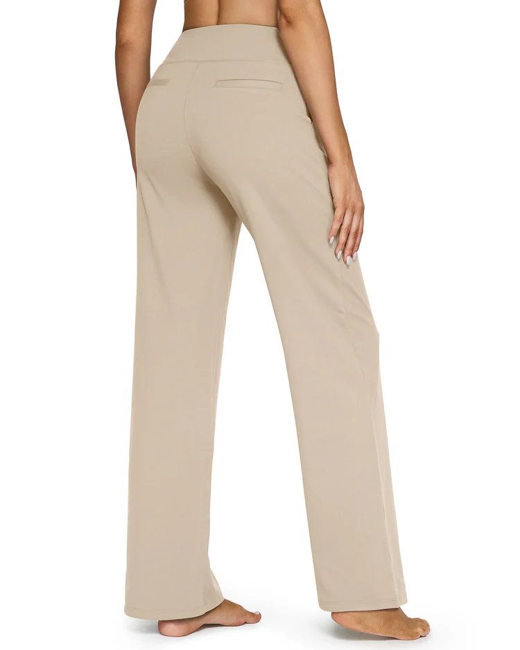 Loose High-Waist Stretch Yoga and Business Pants