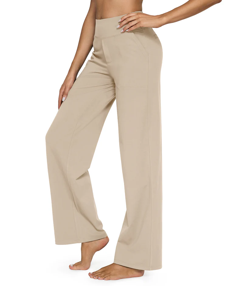 Loose High-Waist Stretch Yoga and Business Pants