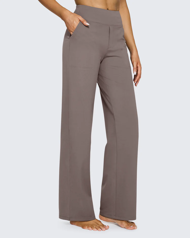 Loose High-Waist Stretch Yoga and Business Pants