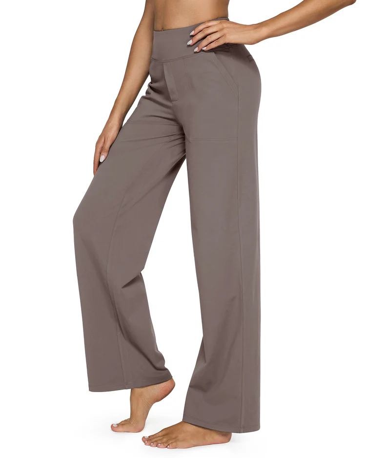 Loose High-Waist Stretch Yoga and Business Pants