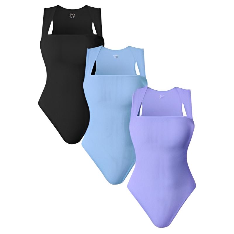 Womenswear 3 Piece Tummy Tucking Bodysuits